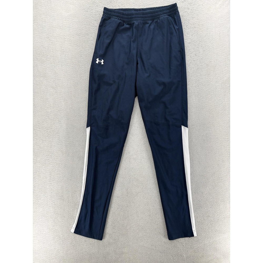 Under Armour Challenger Track Pants Mens Medium Blue Moisture Wicking Gym Sport